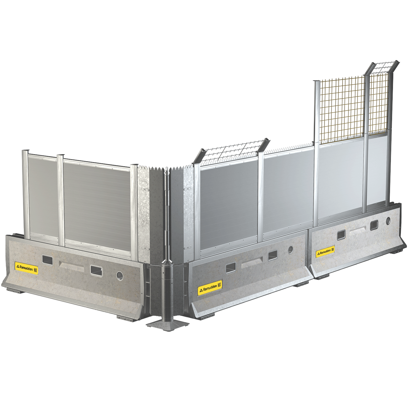 Barriärsystemet SVEA med skalskydd SoundPanel